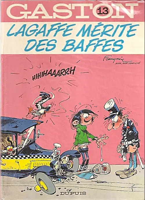 Couverture de l'album Gaston Tome 13 Lagaffe mérite des baffes