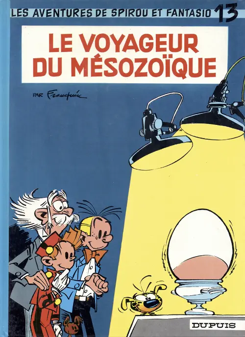 Couverture de l'album Spirou et Fantasio Tome 13 Le voyageur du mésozoïque