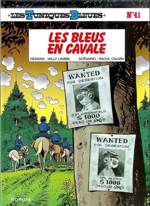 Couverture de l'album Les Tuniques Bleues Tome 41 Les bleus en cavale