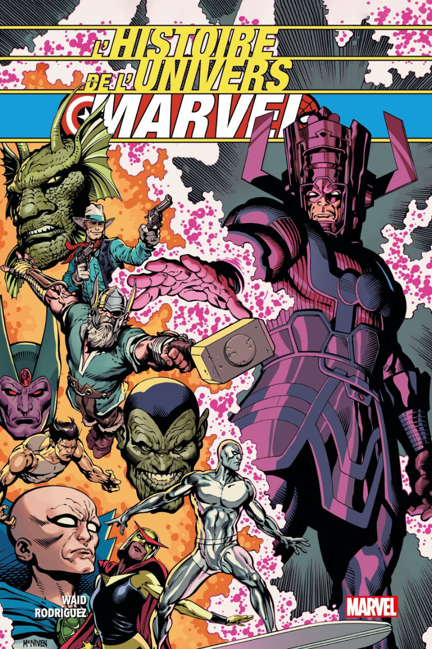 Couverture de l'album L'histoire de l'univers Marvel