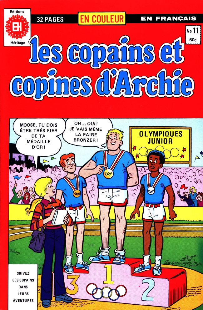 Couverture de l'album Les copains et copines d'Archie N° 11 Service de messages