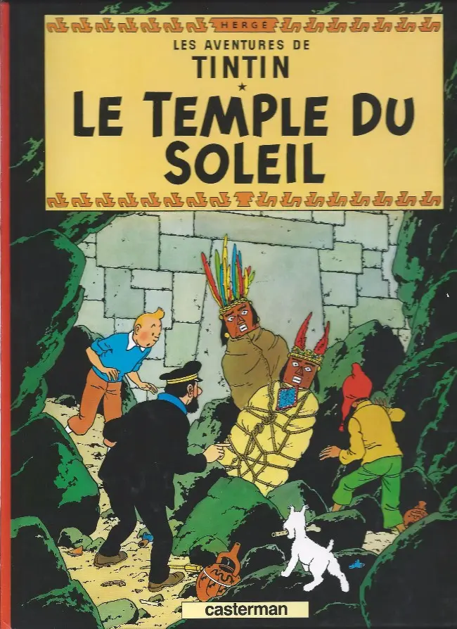 Couverture de l'album Tintin Tome 14 Le temple du soleil