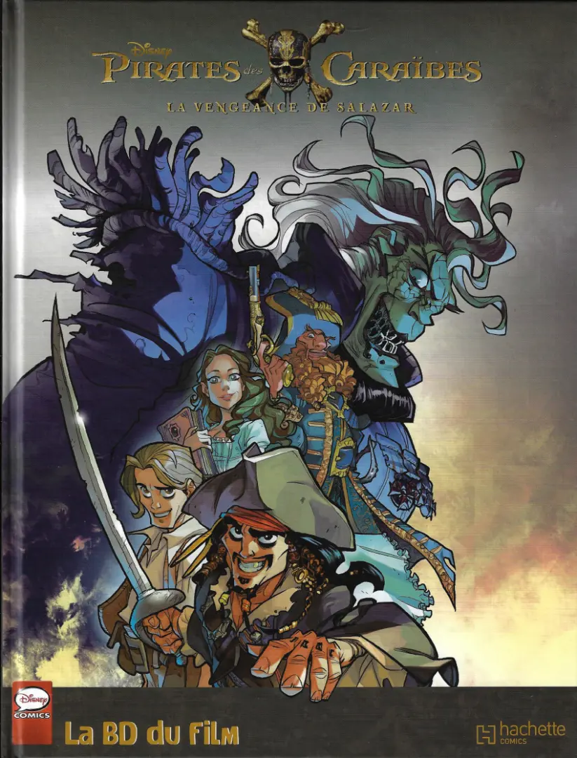 Couverture de l'album Pirates des Caraïbes La vengeance de Salazar