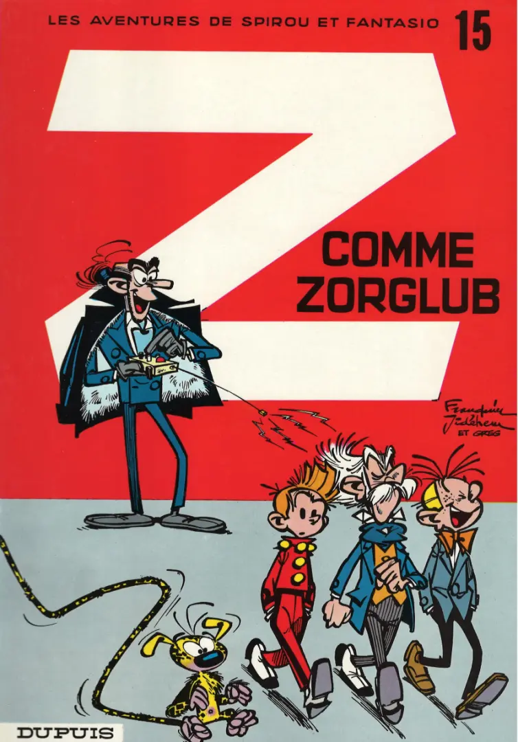 Couverture de l'album Spirou et Fantasio Tome 15 Z comme Zorglub