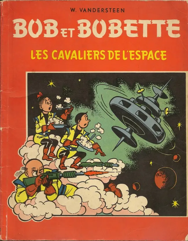 Couverture de l'album Bob et Bobette Tome 32 Les cavaliers de l'espace