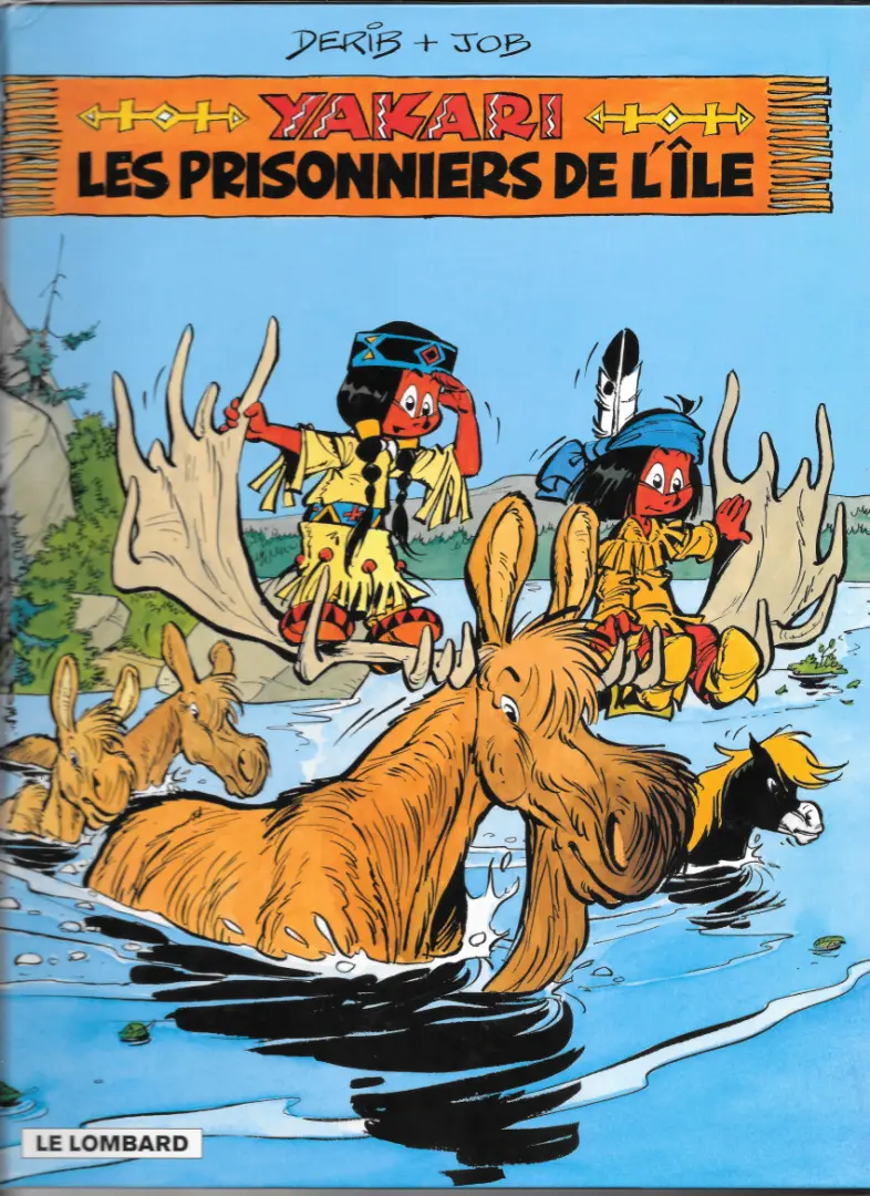 Couverture de l'album Yakari Tome 9 Les prisonniers de l'île
