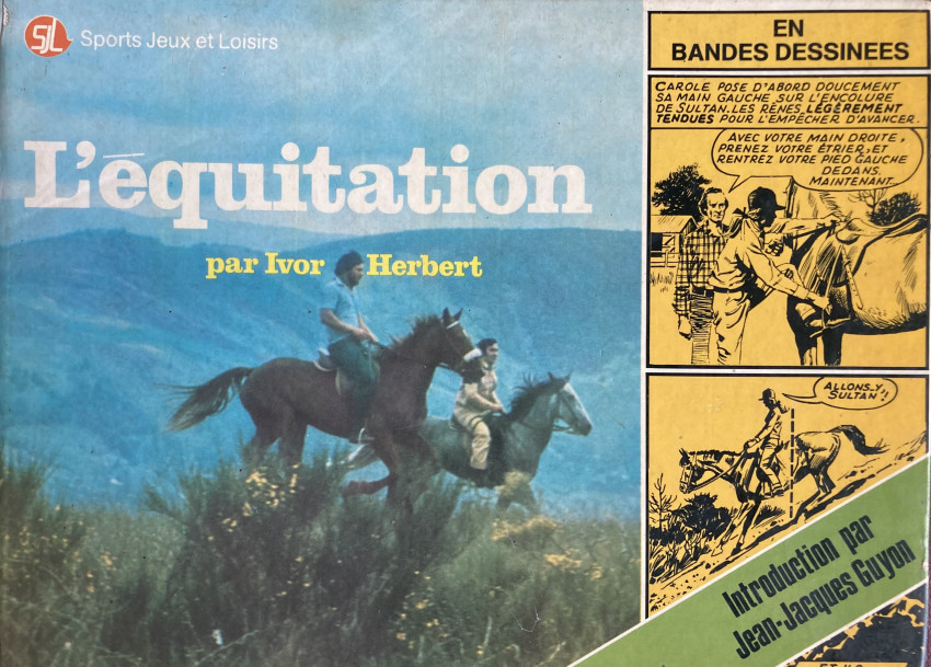 Couverture de l'album L'equitation en bande dessinée