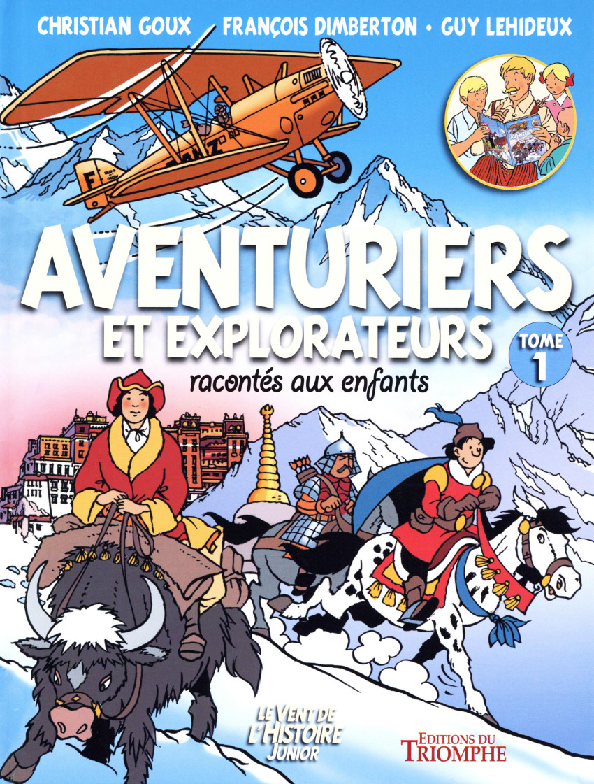 Couverture de l'album Aventuriers et explorateurs racontés aux enfants Tome 1
