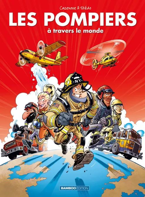 Couverture de l'album Les Pompiers Les pompiers à travers le monde