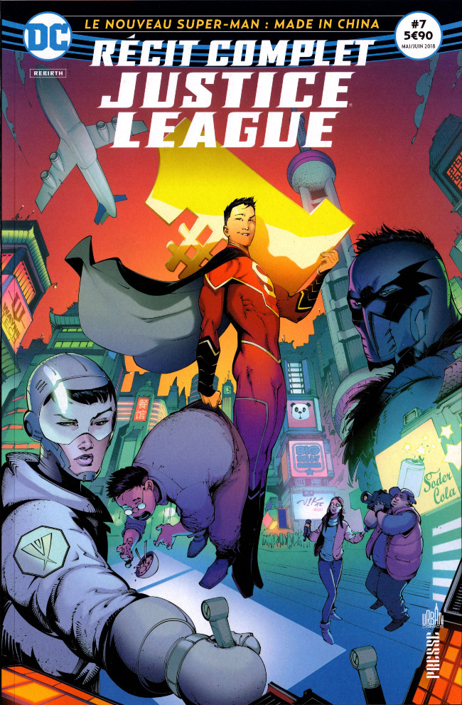 Couverture de l'album Justice League - Récit Complet #7 Le Nouveau Super-Man : Made in China