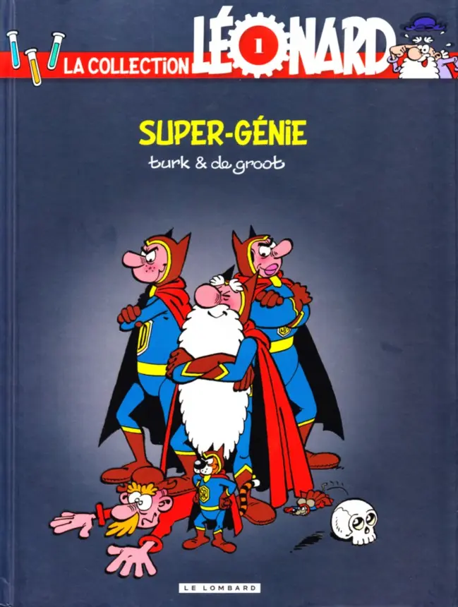 Couverture de l'album La Collection Léonard Tome 1 Super-génie