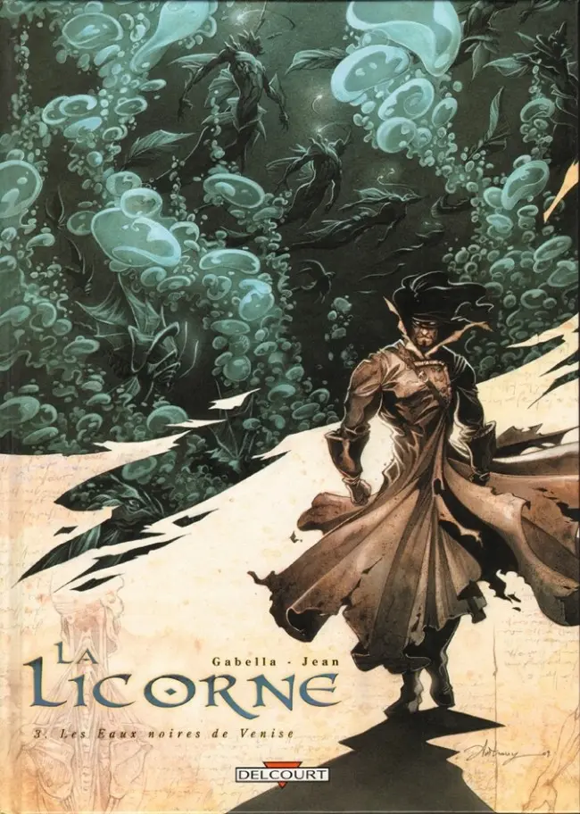 Couverture de l'album La Licorne Tome 3 Les Eaux noires de Venise