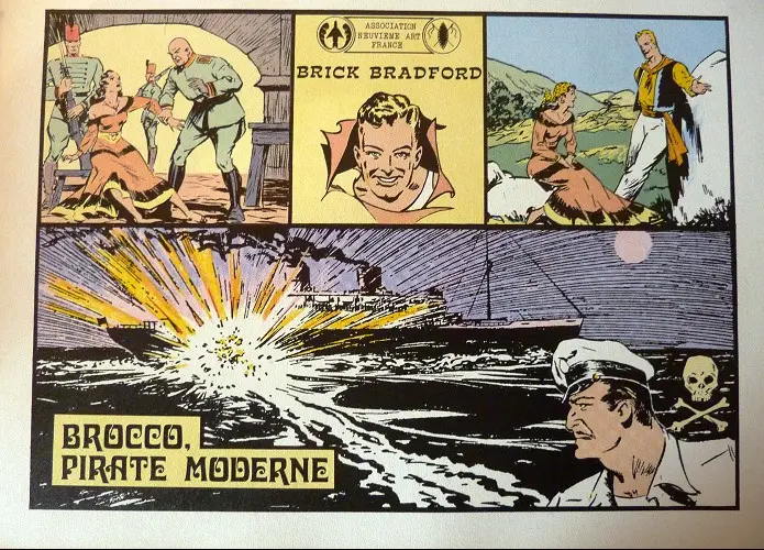 Couverture de l'album Luc Bradefer - Brick Bradford Anaf Tome 5 Brocco, pirate moderne
