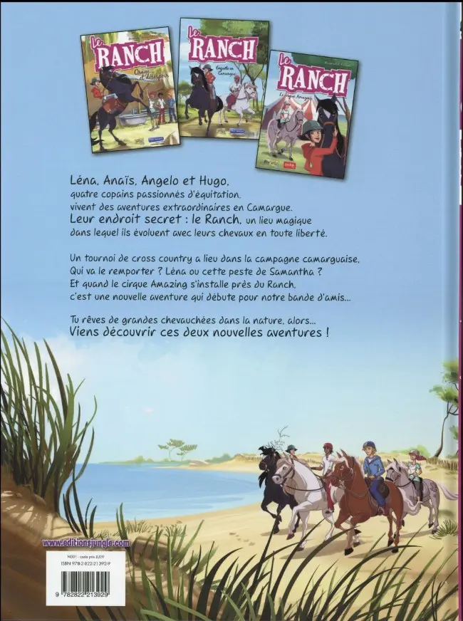 Verso de l'album Le Ranch Tome 3 Le cirque Amazing