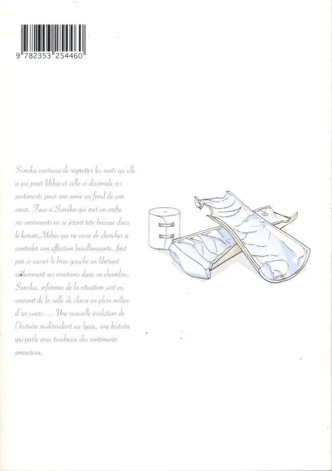 Verso de l'album Sasamekikoto Tome 6
