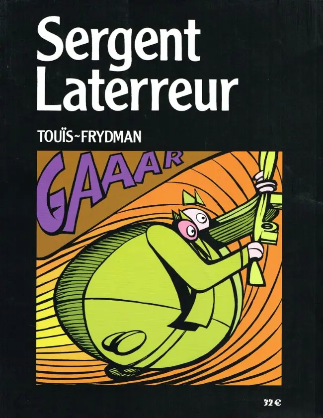 Verso de l'album Sergent Laterreur