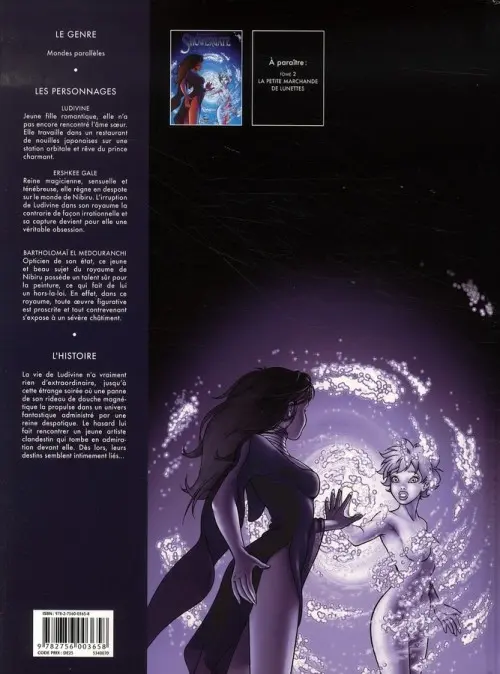 Verso de l'album Showergate Tome 1 La reine sombre