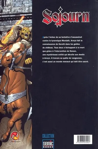 Verso de l'album Sojourn Tome 2