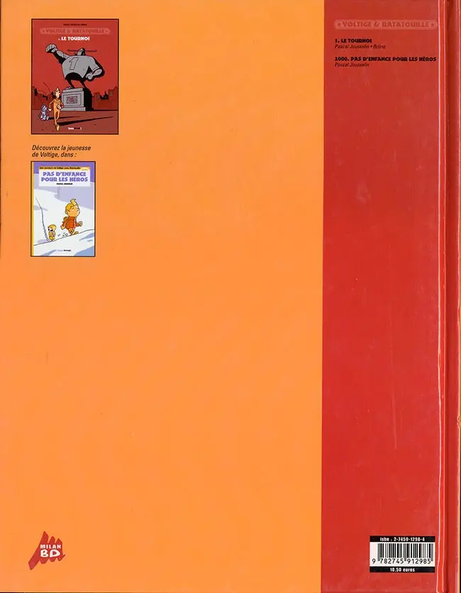 Verso de l'album Voltige et Ratatouille Tome 7 Le tournoi