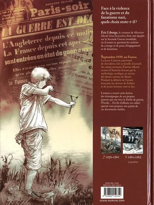 Verso de l'album Wotan 1 1939-1940