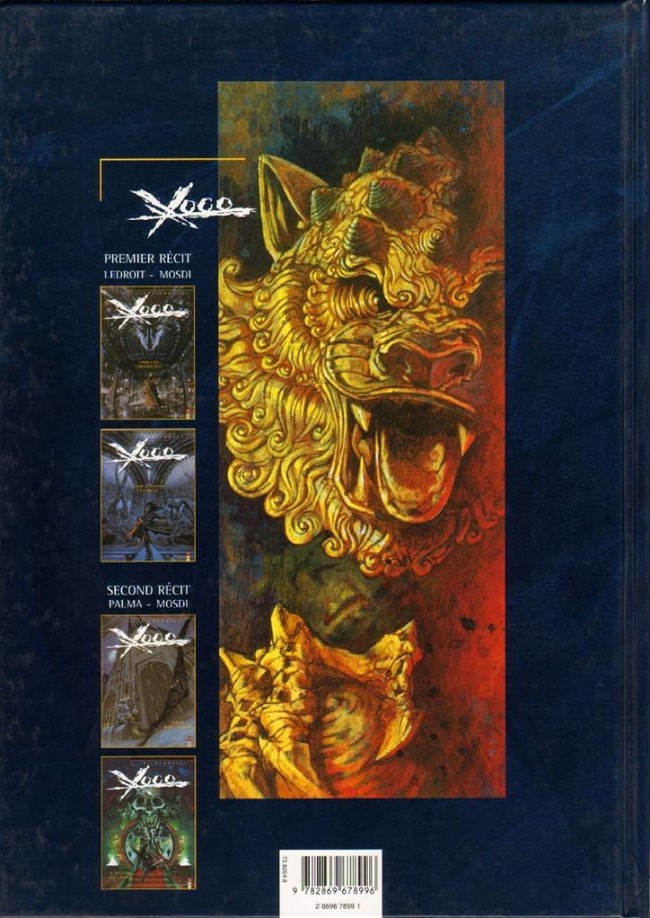 Verso de l'album Xoco Tome 4 Le dragon et le tigre