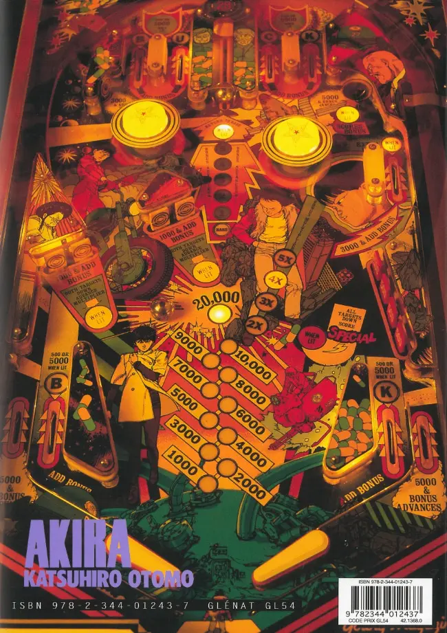 Verso de l'album Akira Tome 4 Kei