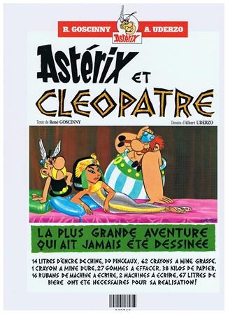 Verso de l'album Astérix Tomes 5 et 6 Le tour de Gaule d'Astérix / Astérix et Cléopâtre