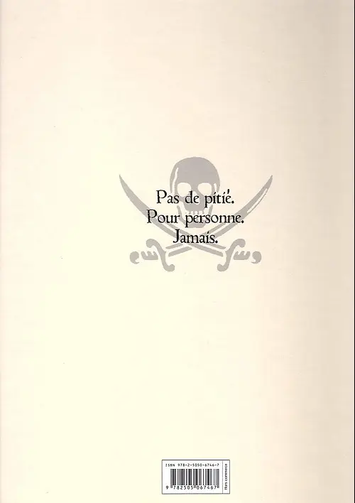 Verso de l'album Barracuda Délivrance (les crayonnés)