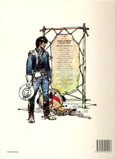 Verso de l'album Blueberry Tome 7 Le cheval de fer