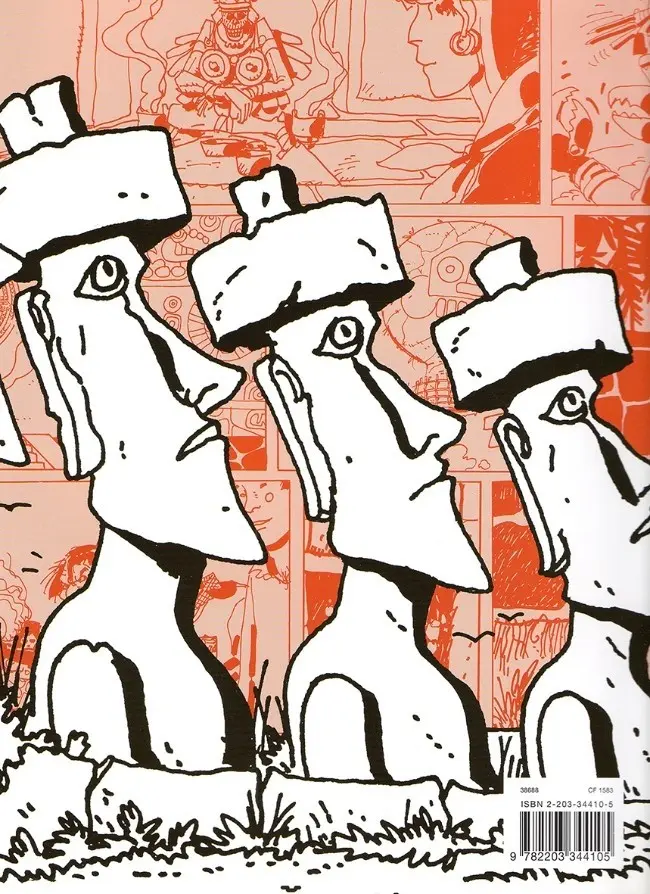Verso de l'album Corto Maltese Tome 7 Mû - La Cité perdue