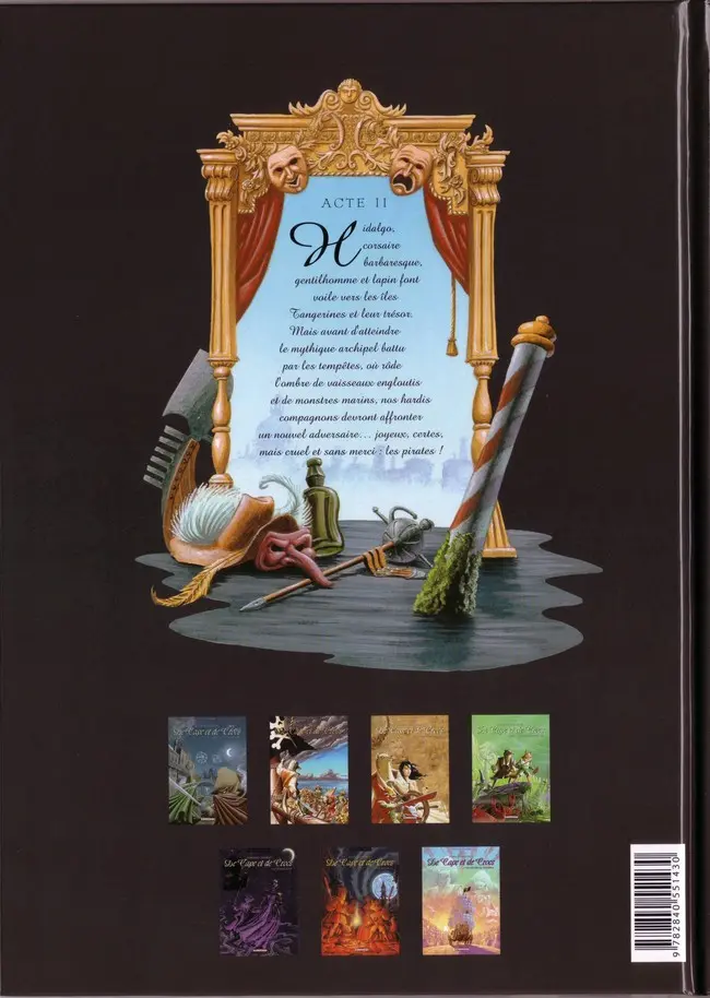 Verso de l'album De Cape et de Crocs Tome 2 Pavillon noir !