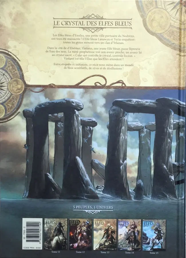 Verso de l'album Elfes Tome 1 Le Crystal des Elfes bleus