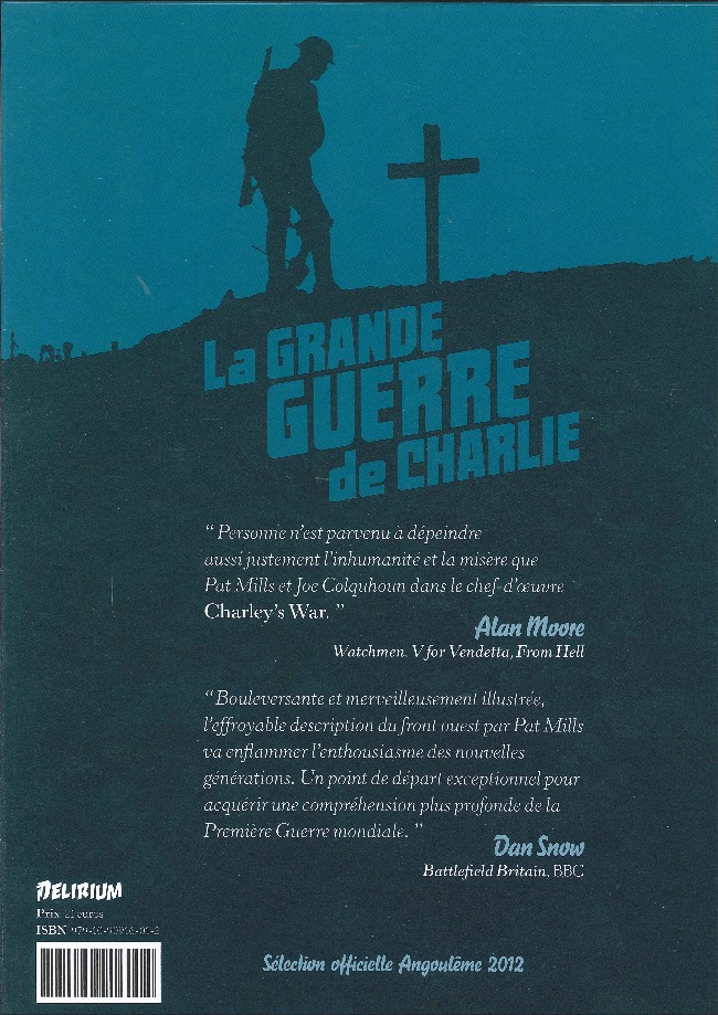 Verso de l'album La Grande Guerre de Charlie Volume 1 La bataille de la Somme - 1