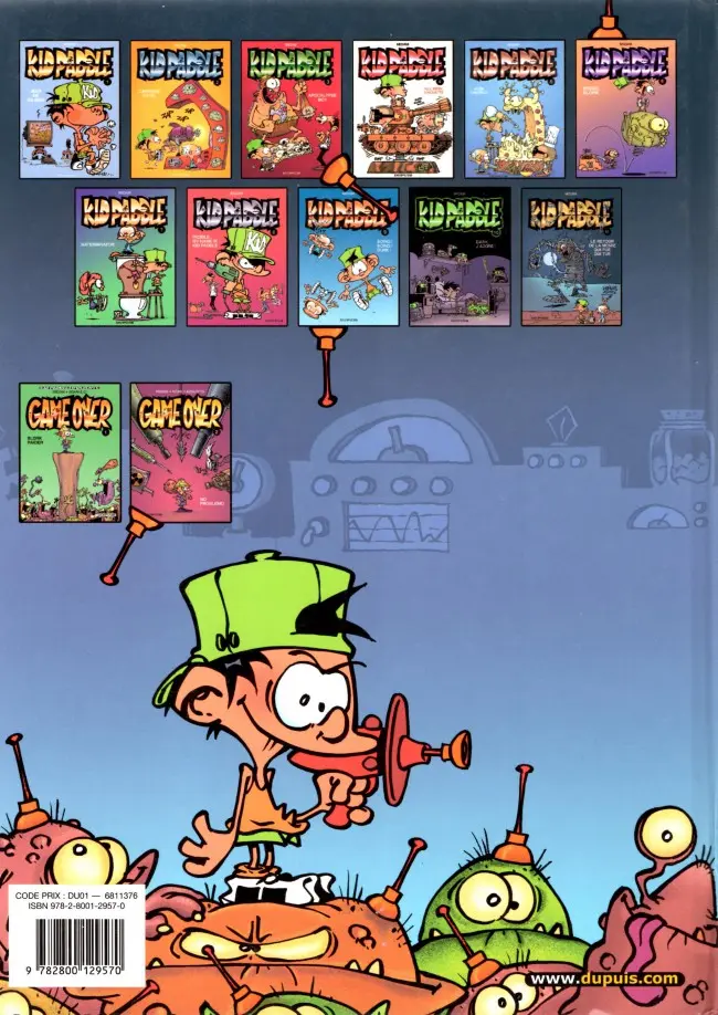 Verso de l'album Kid Paddle Tome 6 Rodéo Blork