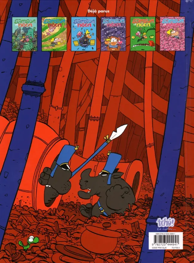 Verso de l'album Samson et Néon Tome 6 La grande aventure