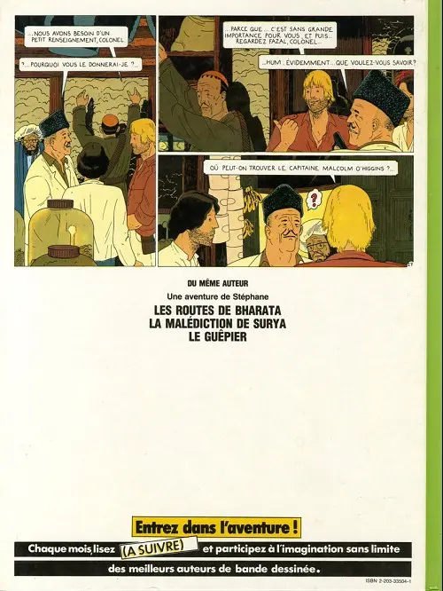 Verso de l'album Stéphane Clément Tome 4 Les routes de Bharata