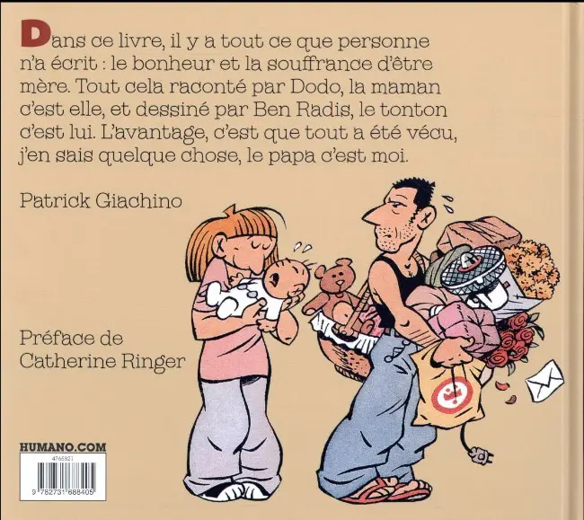 Verso de l'album Suivez le bébé
