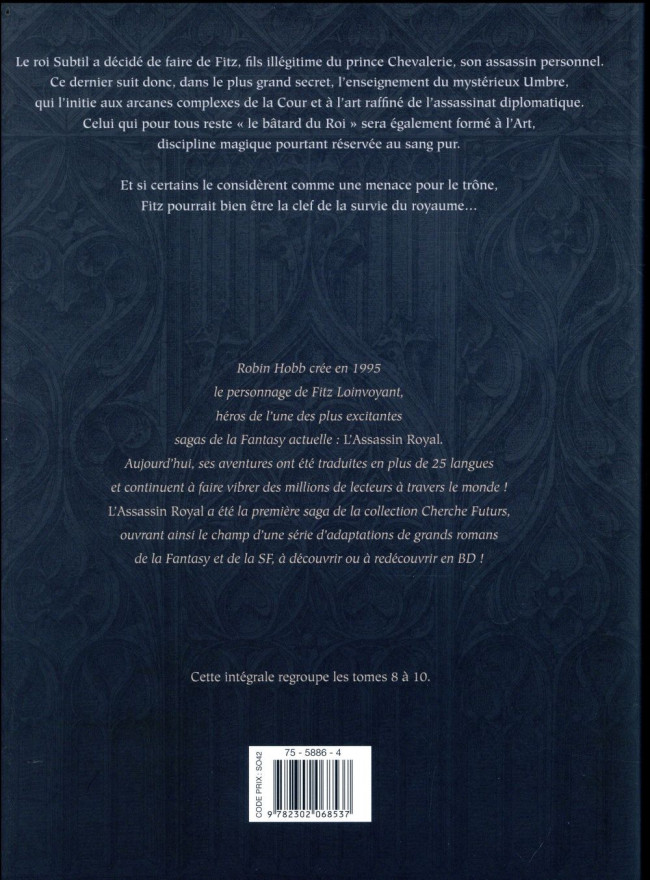 Verso de l'album L'Assassin Royal L'Intégrale 3