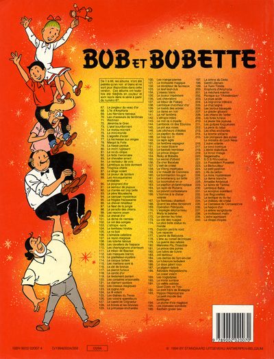 Verso de l'album Bob et Bobette Tome 240 La chope chopée