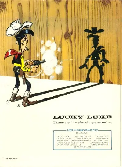 Verso de l'album Lucky Luke Tome 46 Le fil qui chante