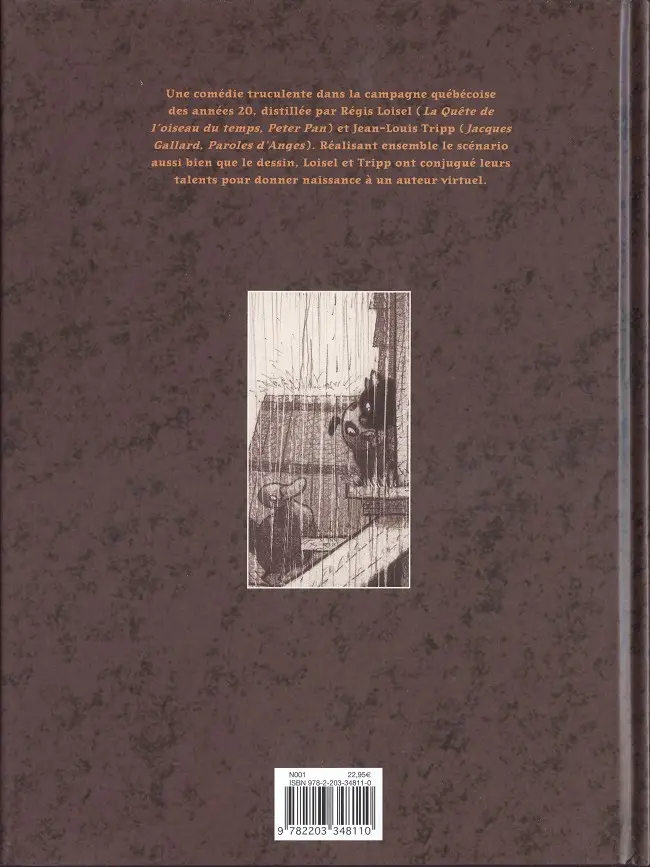 Verso de l'album L'arrière boutique du magasin général III