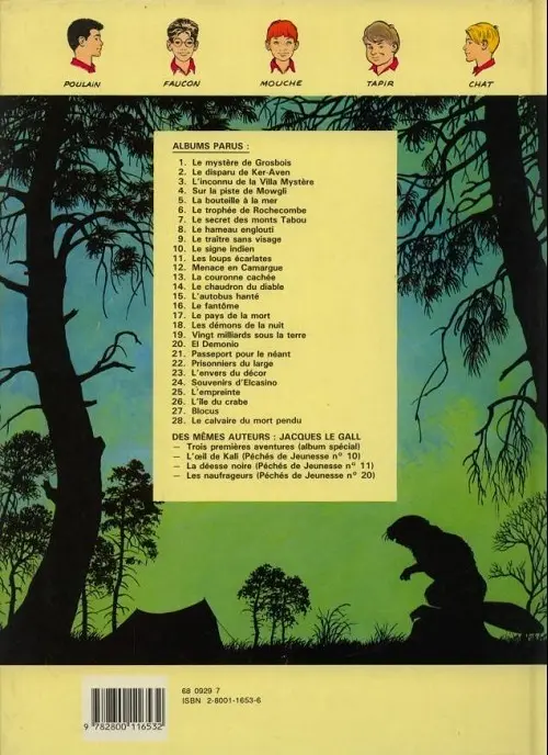 Verso de l'album La Patrouille des Castors Tome 28 Le calvaire du mort pendu