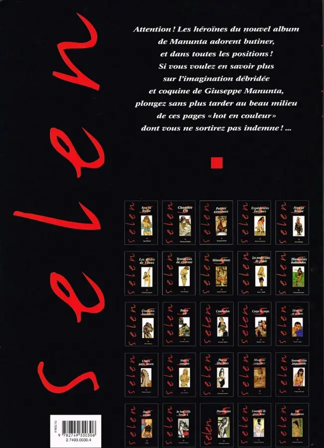 Verso de l'album Selen présente... Tome 28 Les Butineuses