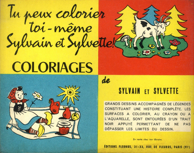 Verso de l'album Sylvain et Sylvette Tome 51 Le joyeux rodéo