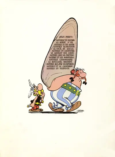 Verso de l'album Astérix Tome 14 Astérix en Hispanie
