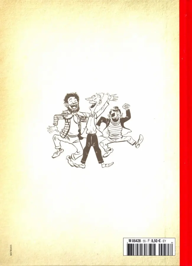 Verso de l'album Les Pieds Nickelés - La collection Tome 56 Les Pieds Nickelés contre les gangsters