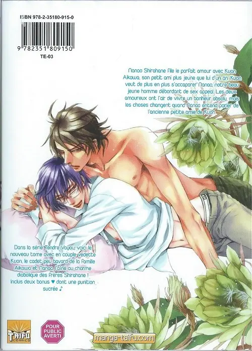 Verso de l'album Tendre voyou 12