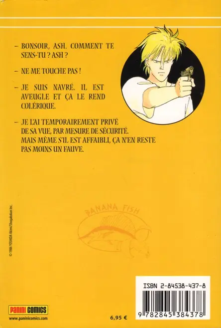 Verso de l'album Banana fish 14