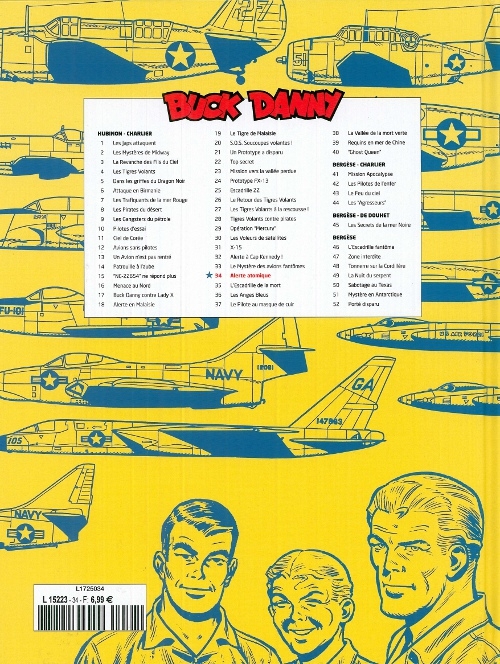 Verso de l'album Buck Danny Tome 34 Alerte atomique