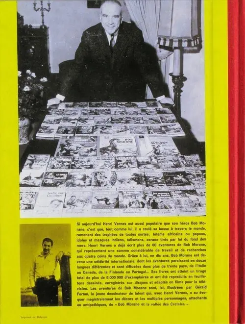 Verso de l'album Bob Morane Tome 7 La Vallée des crotales